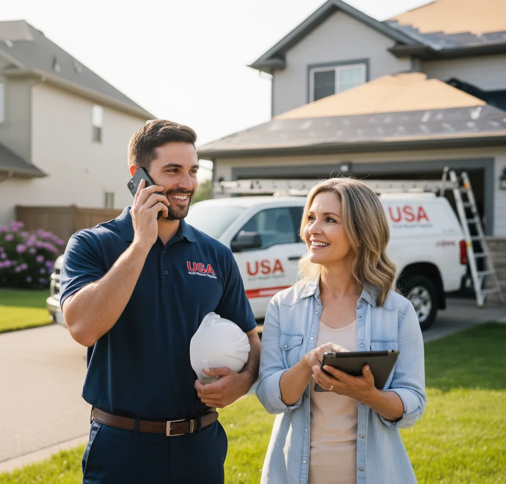 USA Roof Repair Experts customer support in Daingerfield